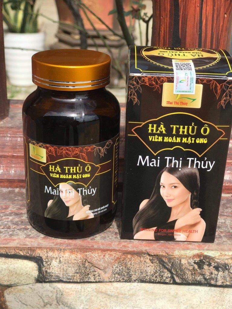 Hà Thủ Ô Viên Hoàn Mật Ong Mai Thị Thủy 300 Viên